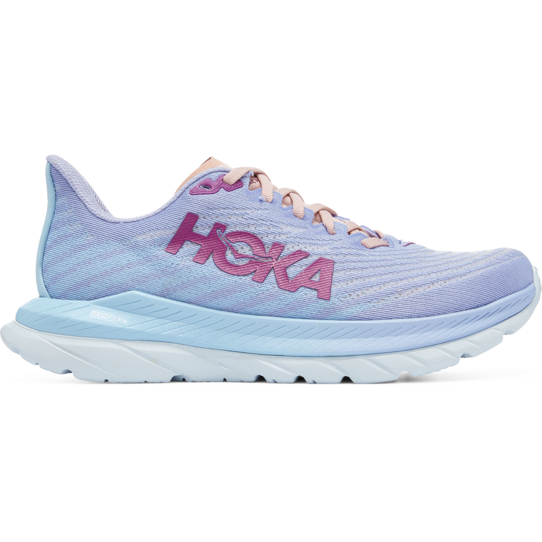 Women's Hoka One One Mach 5, Baby Lavander/Summer Song, 10.5 B Medium