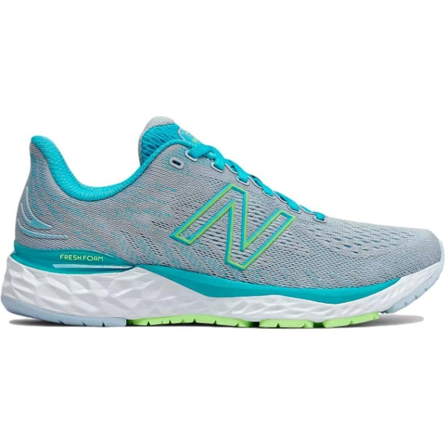 Women's New Balance Fresh Foam 880 v11, Light Cyclone/Virtual Sky, 10 B Medium