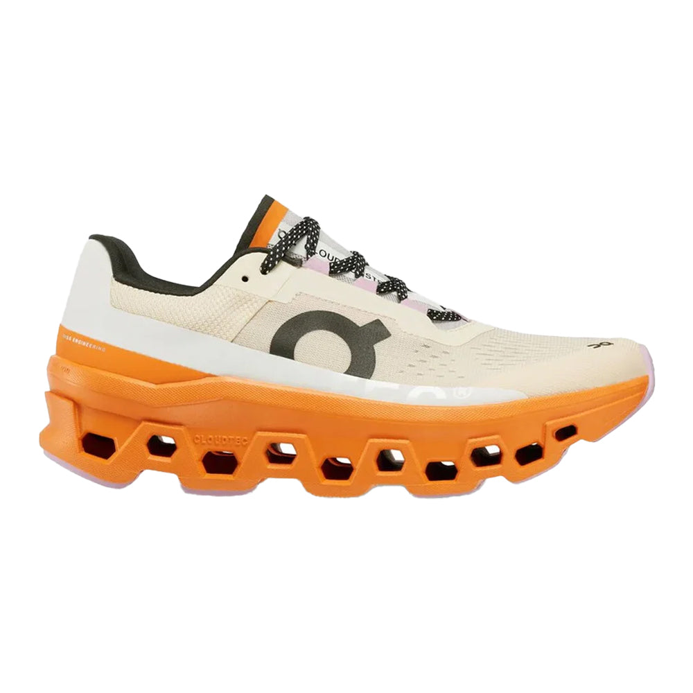 Women's On Cloudmonster, Fawn/Turmeric, 7.5 B Medium