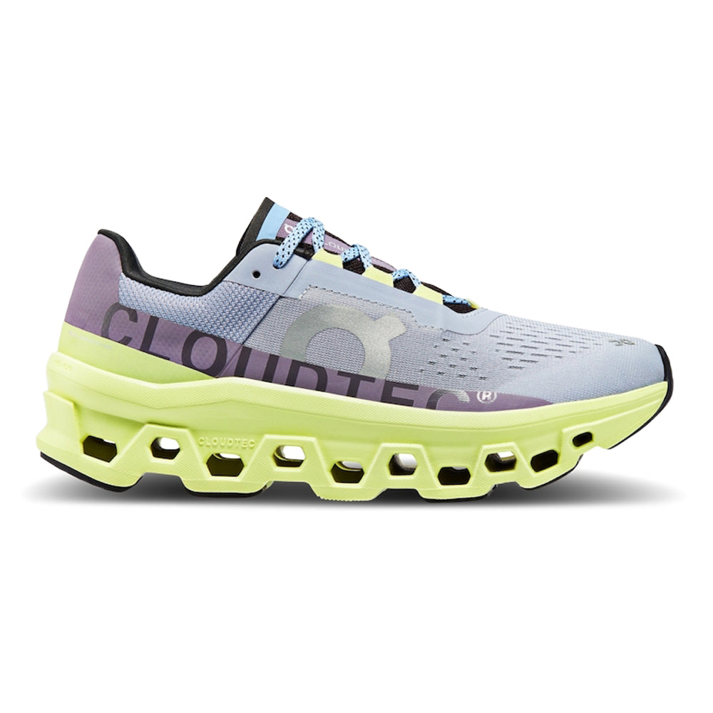 Women's On Cloudmonster, Nimbus/Hay, 6.5 B Medium