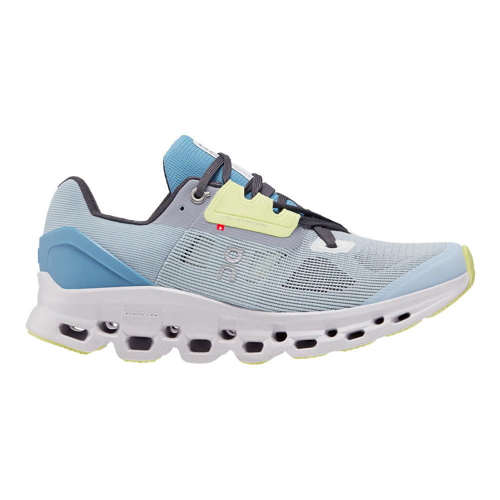 Women's On Cloudstratus, Chambray/Lavender, 8.5 B Medium