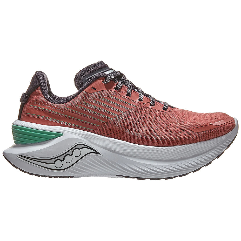 Women's Saucony Endorphin Shift 3, Soot/Basalt, 8.5 B Medium