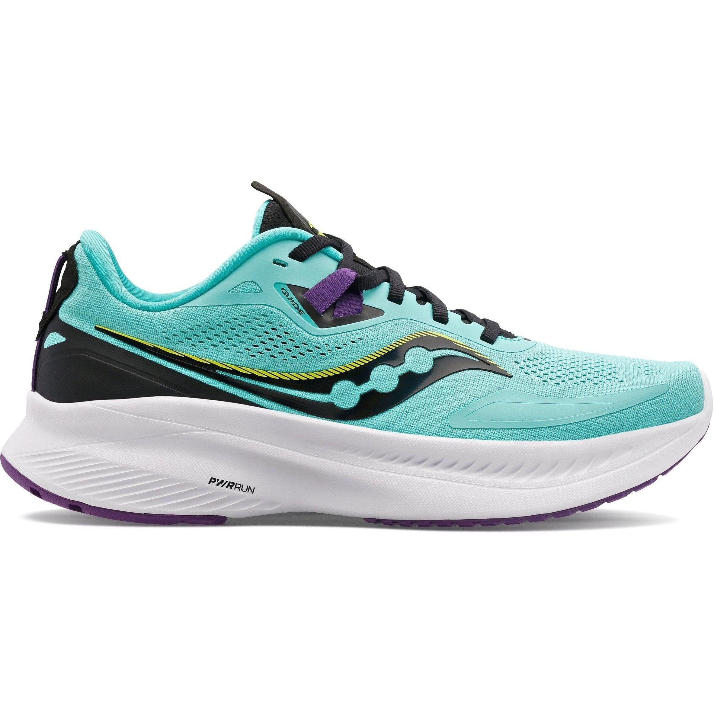 Women's Saucony Guide 15, Cool Mint/Acid, 6 B Medium