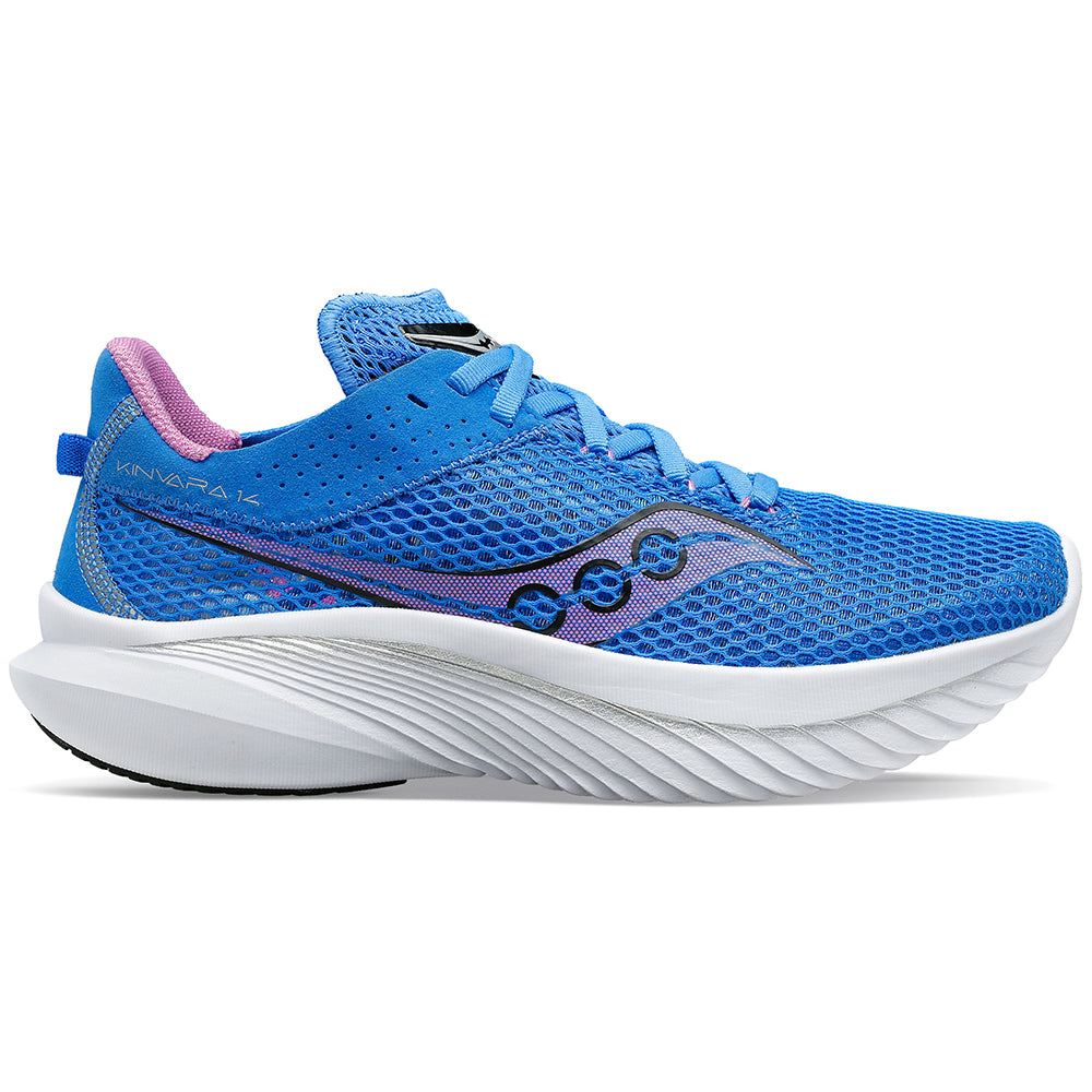 Women's Saucony Kinvara 14, Bluelight/Grape, 9.5 B Medium