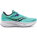 Women's Saucony Ride 15, Cool Mint/Acid, 9 B Medium