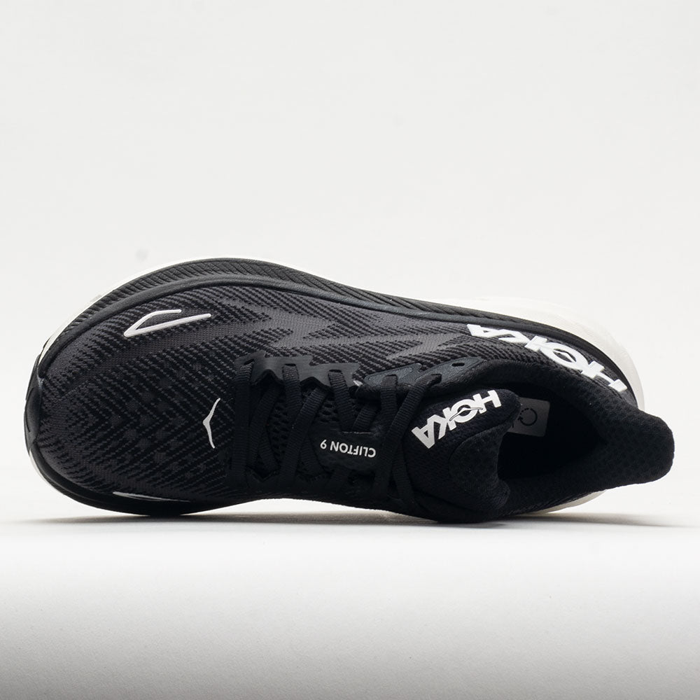 HOKA Clifton 9 Men's  Black/White
