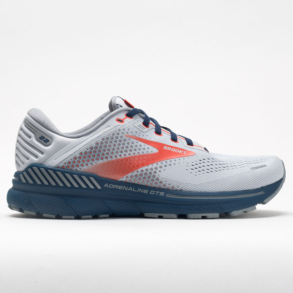 Brooks Adrenaline GTS 22 Men's  Arctic/Red/Titan