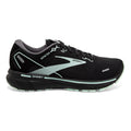 Women's Brooks Ghost 14 GTX, Black/Blackened Pearl/Aquaglass, 9 B Medium