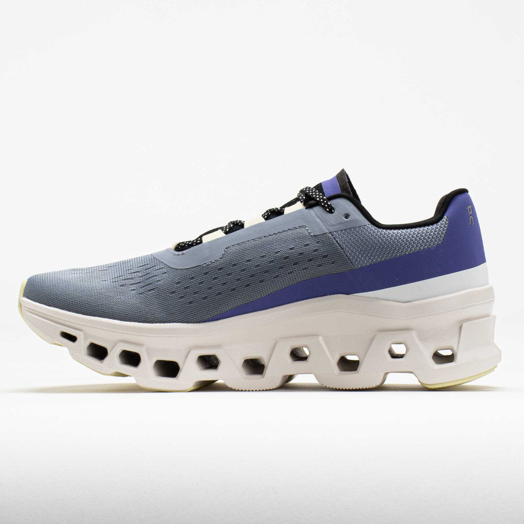 On Cloudmonster Women's  Mist/Blueberry
