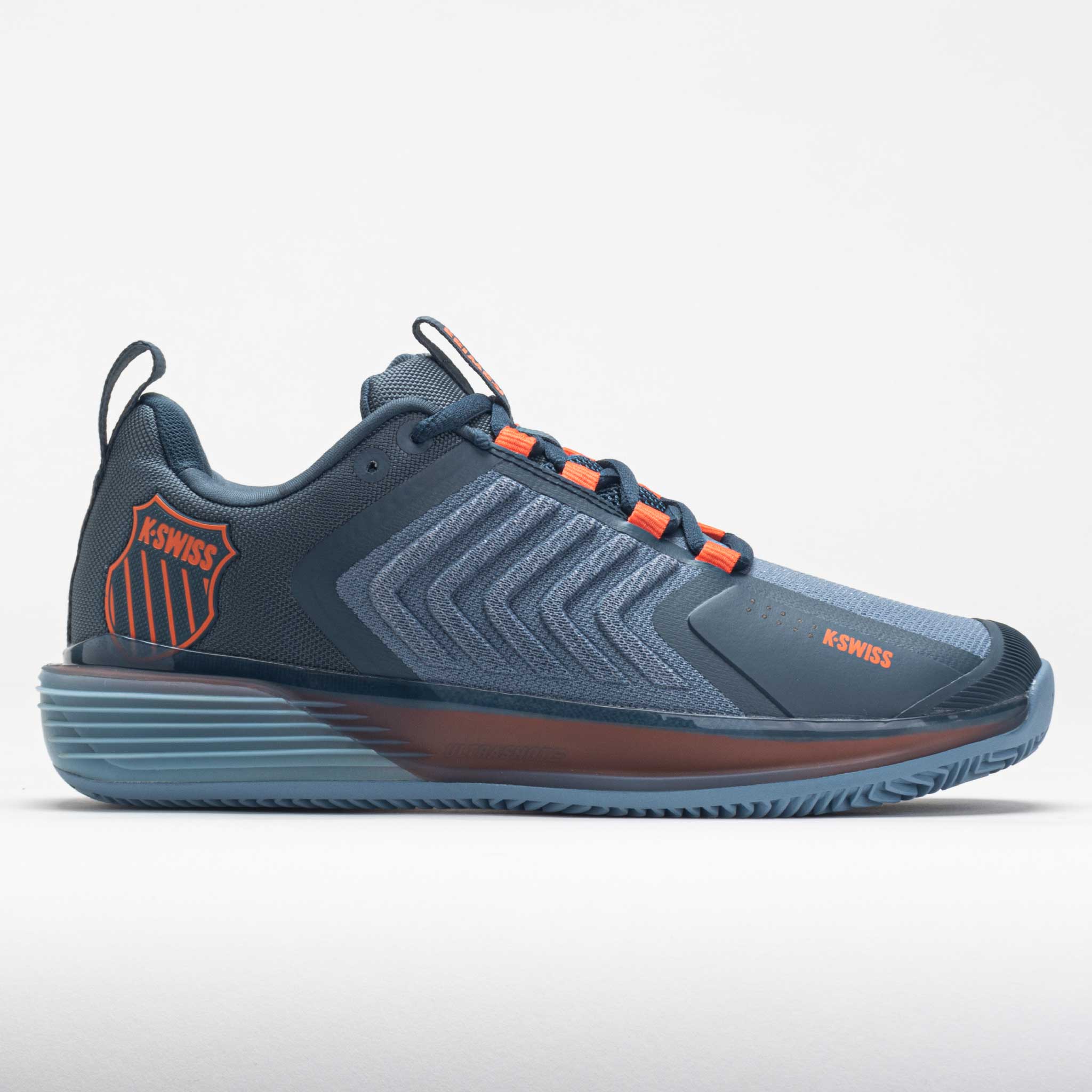 K-Swiss Ultrashot 3 Clay Men's  Orion Blue/Windward Blue/Scarlet Ibis