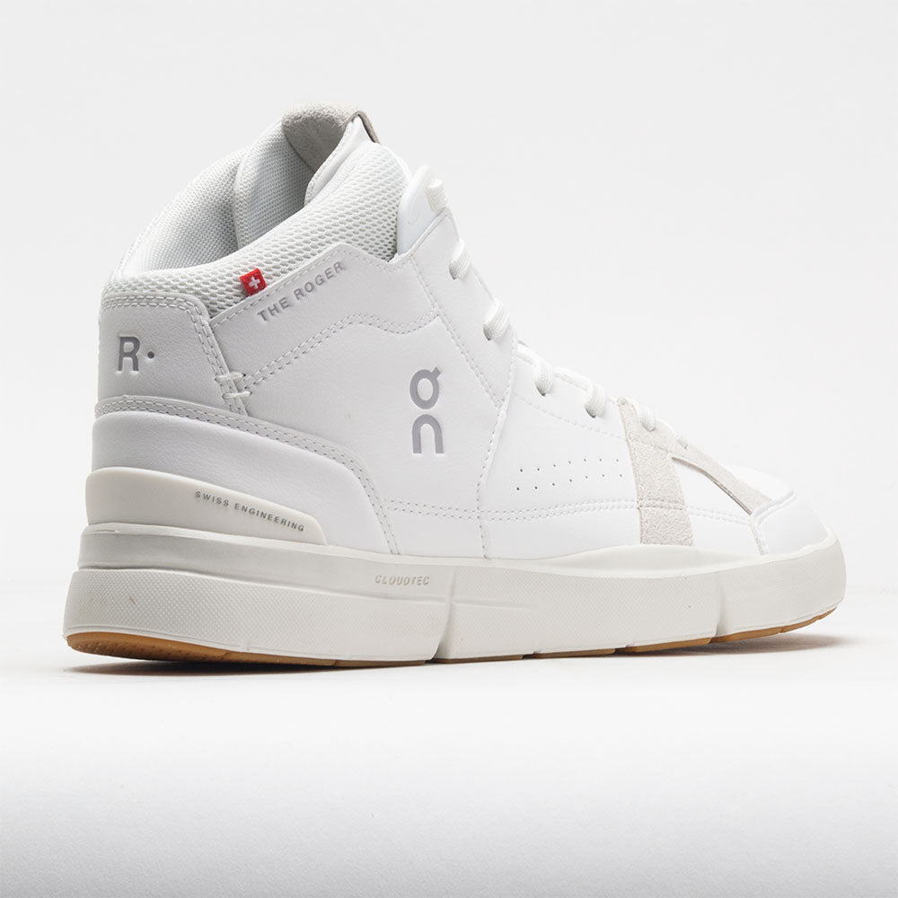 On The Roger Clubhouse Mid Men's  White/Sand