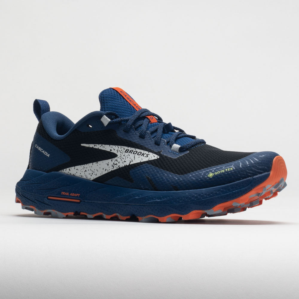 Brooks Cascadia 17 GTX Men's  Black/Blue/Firecracker
