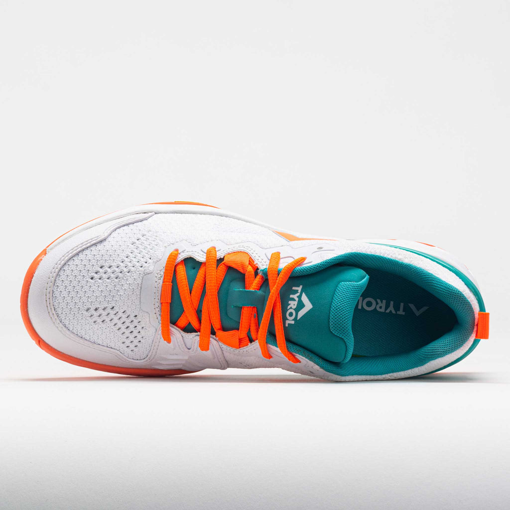 Tyrol Velocity V Men's  Wide White/Aqua/Orange