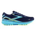 Men's Brooks Ghost 15, Navy/Blue/Green, 12 D Medium