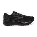 Men's Brooks Ghost 16, Black/Black/Ebony, 10.5 D Medium