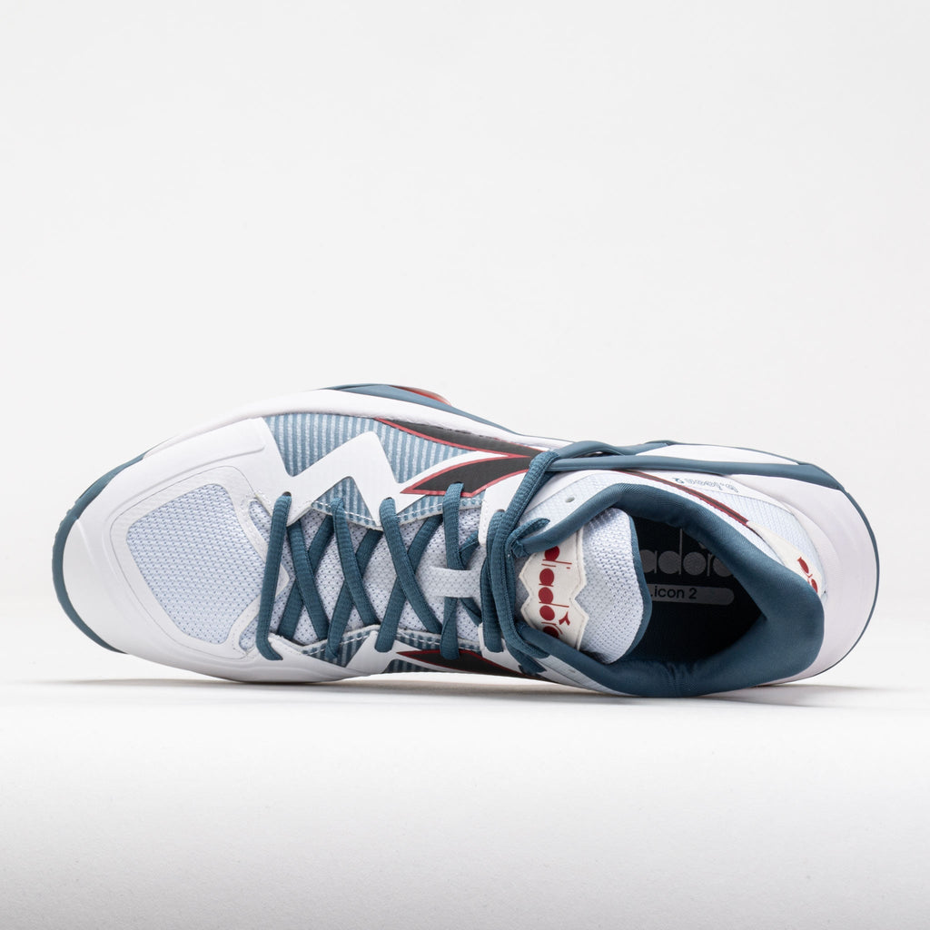 Diadora B.Icon 2 AG Men's  White/Oceanview/Salsa