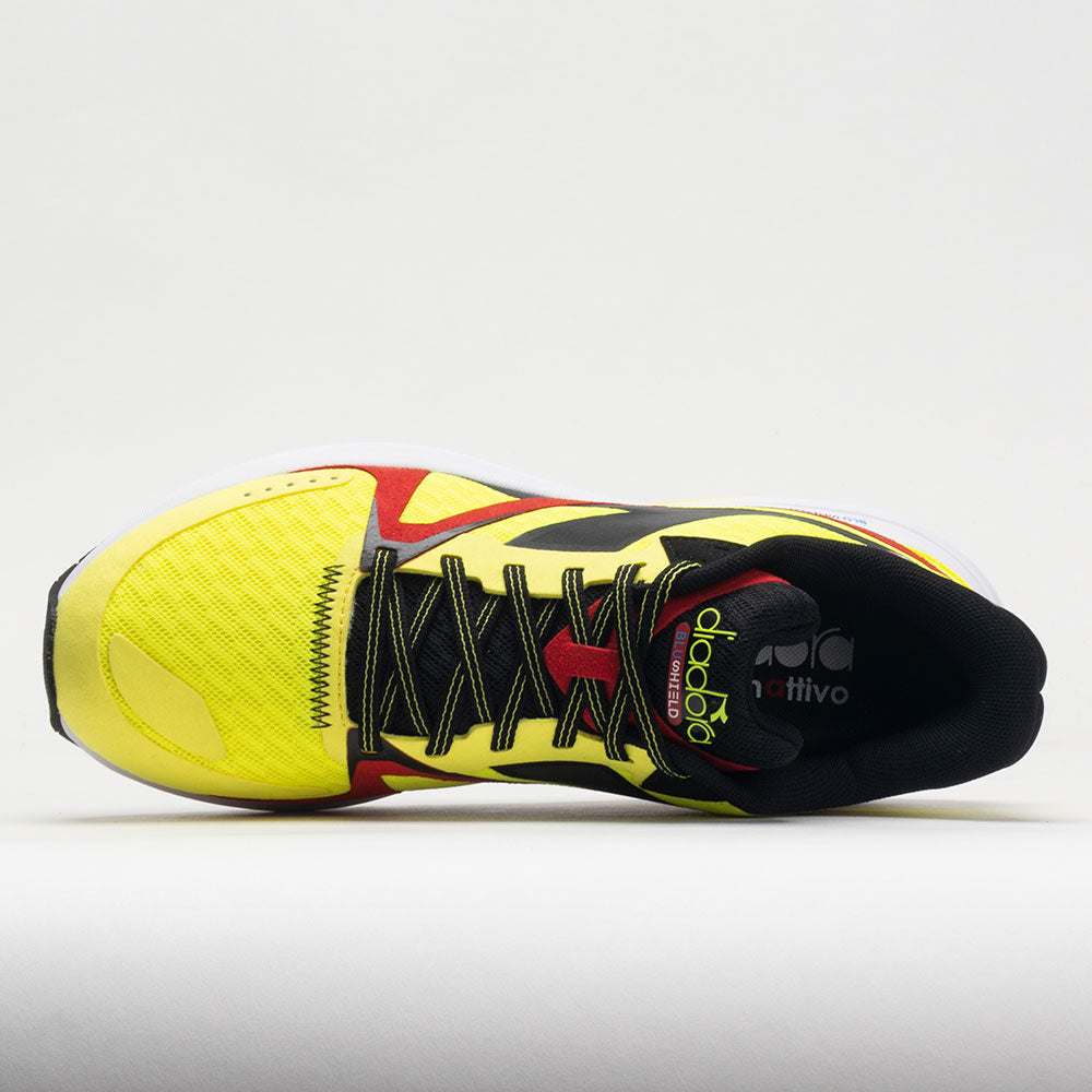 Diadora Mythos Blushield 8 Vortice Men's  Yellow Fluo/Black/Fiery Red