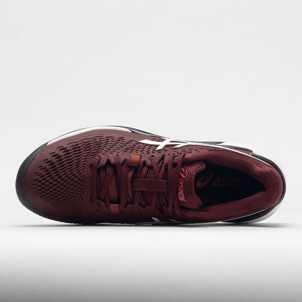 ASICS GEL-Resolution 9 Clay Men's  Antique Red/White