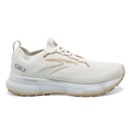 Women's Brooks Glycerin StealthFit 20, White/Khaki, 10 B Medium