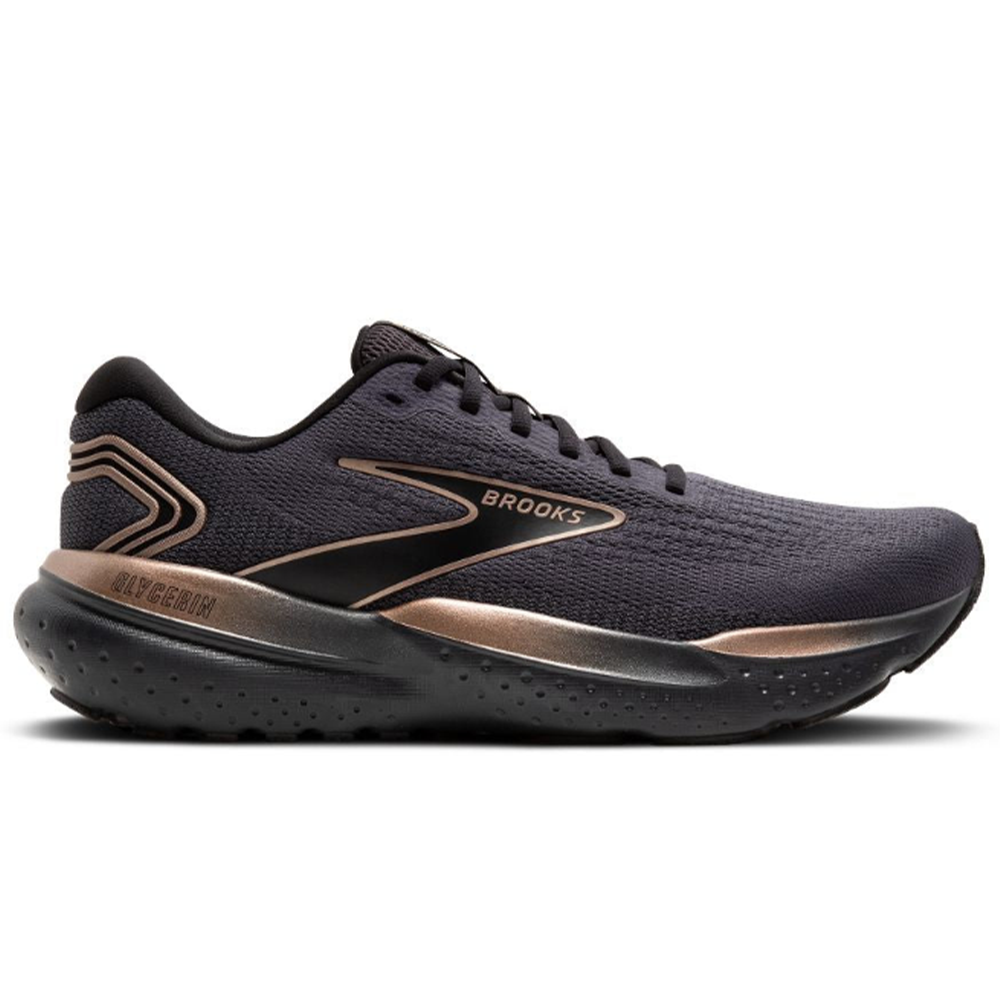 Women's Brooks Glycerin 21, Ebony/Black/Taupe, 8 B Medium